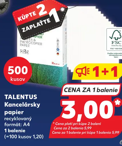 Talentus Kancelársky papier