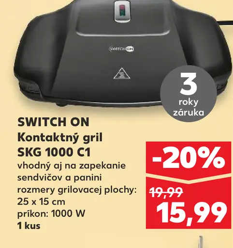 Switch On Kontaktný gril
