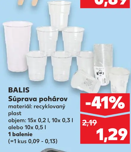Balis Súprava pohárov