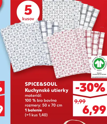 SPICE&SOUL Kuchynské utierky