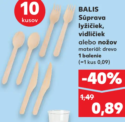 Balis Súprava lyžičiek, vidličiek alebo nožov