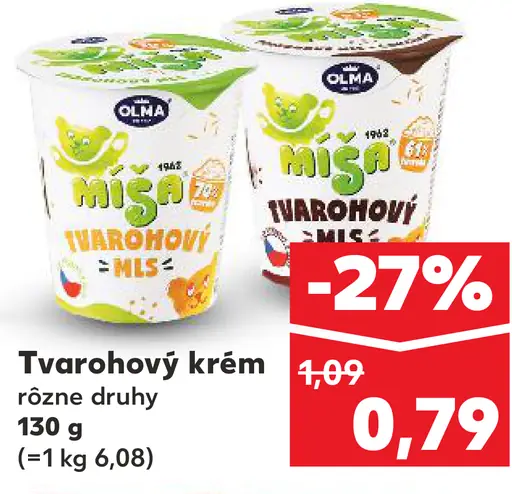 Olma tvarohový krém