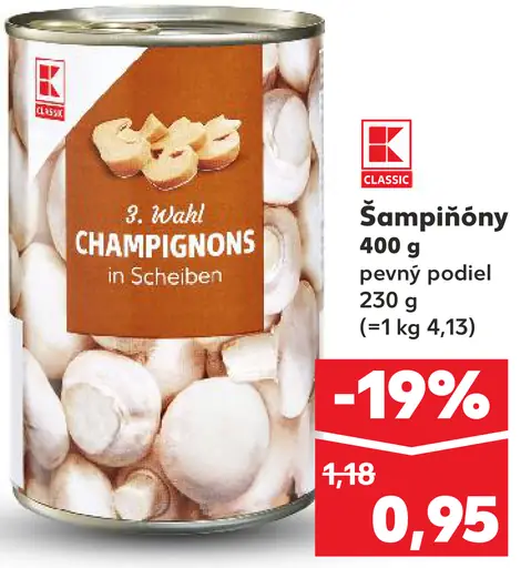 K-Classic Šampiňóny