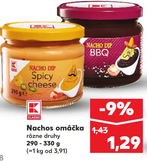 K-Classic Nachos omáčka