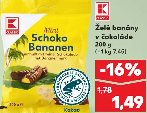 K-Classic Mini Schoko Bananen