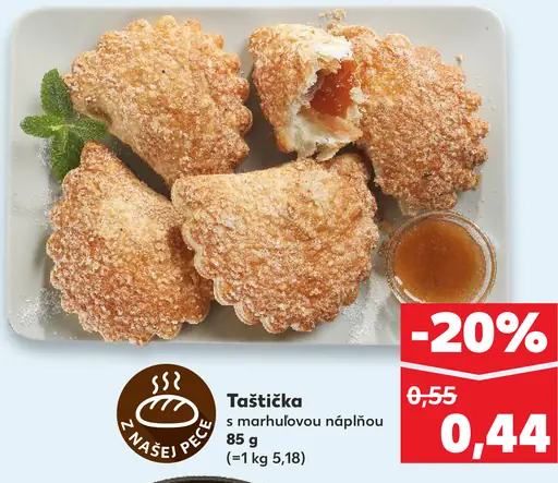 Taštička s marhuľovou náplňou