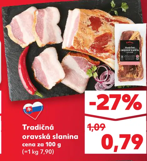 Tradičná oravská slanina