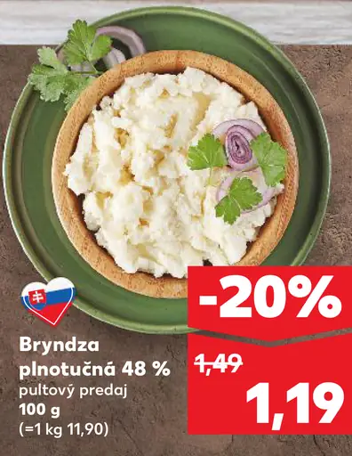 Bryndza plnotučná 48 %