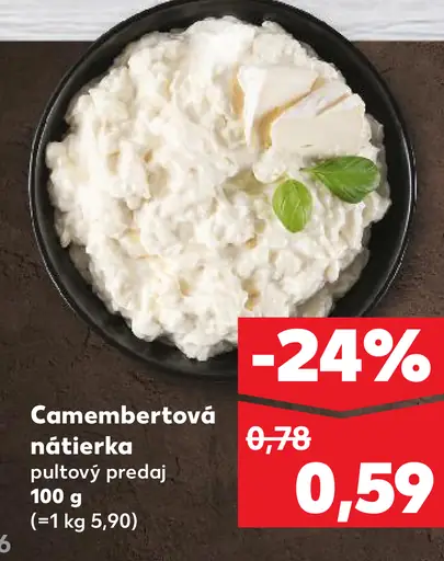 Camembertová nátierka