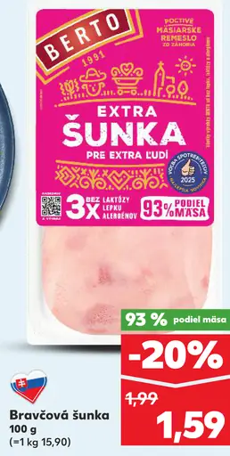 Berto šunka extra