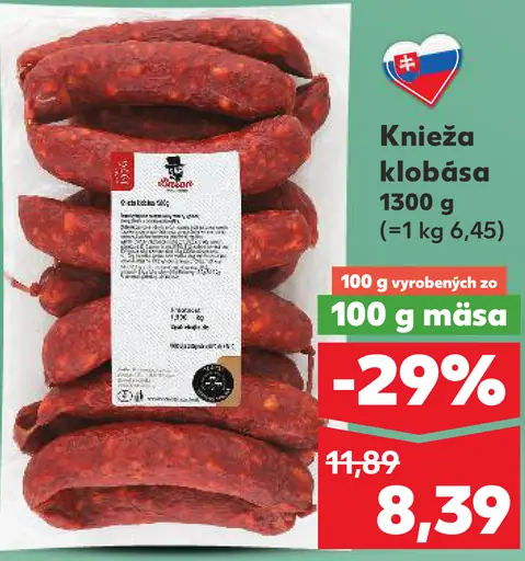 Mecom Knieža klobása