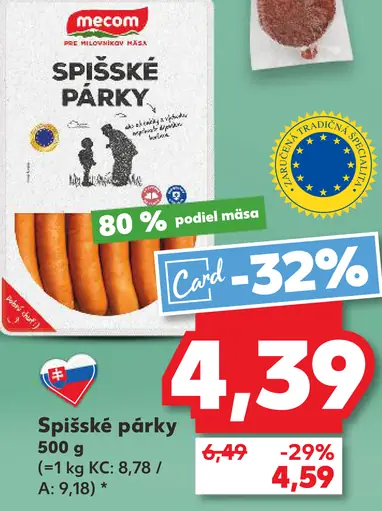 Mecom Spišské párky