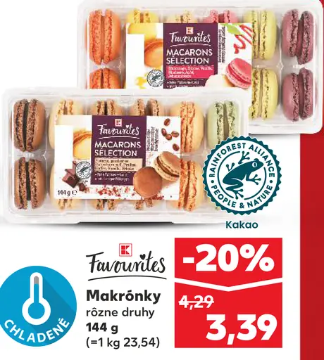 Favorites makrónky