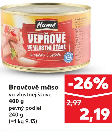 Hamé Vepřové v pivnej stave
