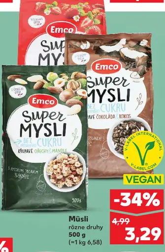 Emco Super Mysli bez cukru