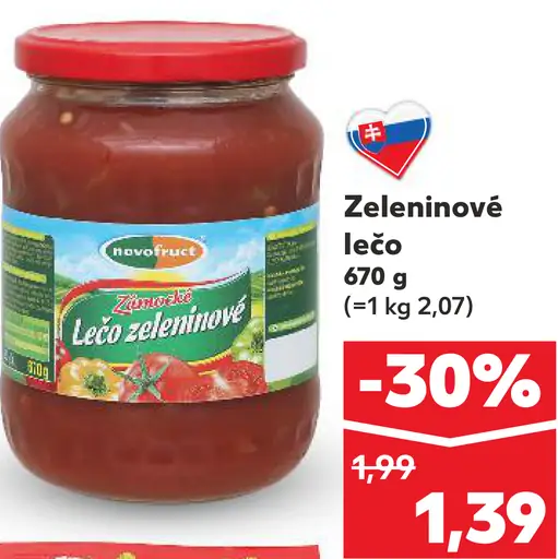 Novofruct Zámocké lečo zeleninové