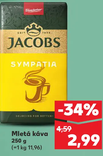 Jacobs Mletá káva