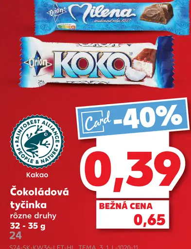Koko čokoládová tyčinka