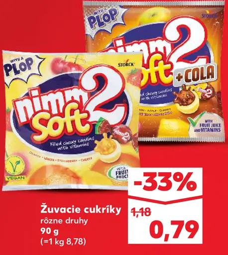 Nimm2 soft žuvacie cukríky