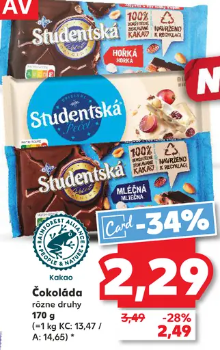 Studentská čokoláda
