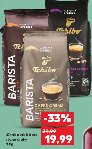 Tchibo Barista zrnková káva