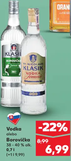 Nicolás vodka alebo borovička