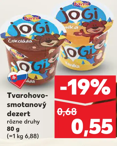 Yogi Tvarohovo-smotanový dezert