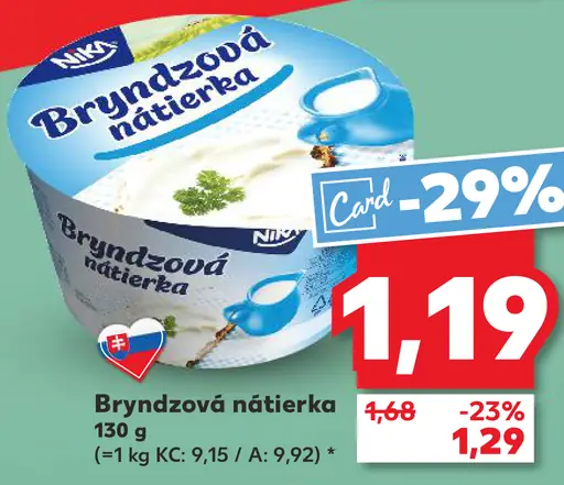 Bryndza Bryndzová nátierka