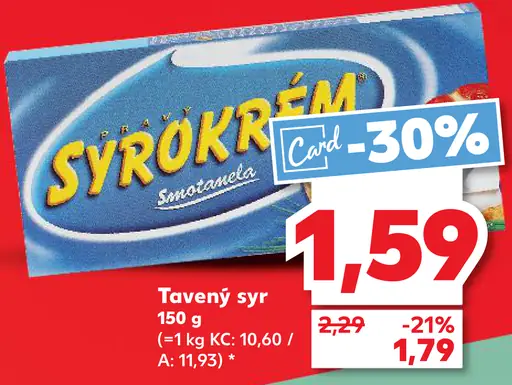 Karička črievko Tavený syr