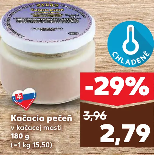 Kačacia pečeň v kačacej masti