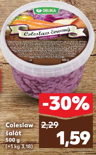 Delika Coleslaw červený