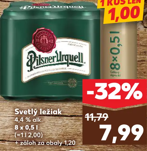 Pilsner Urquell plechovka