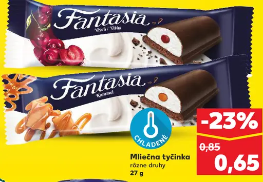 Fantasia Mliečna tyčinka