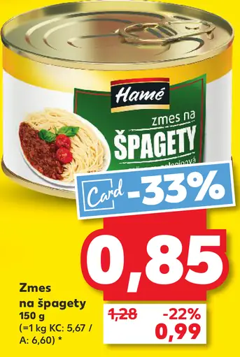 Hamé Zmes na špagety