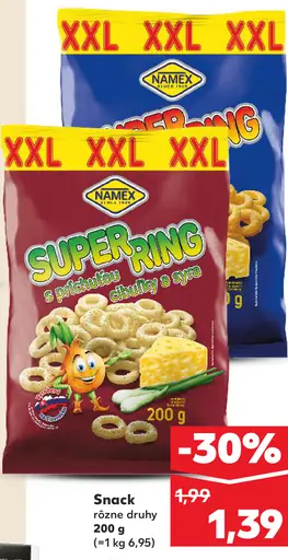 Namex Super Ring s príchuťou syra