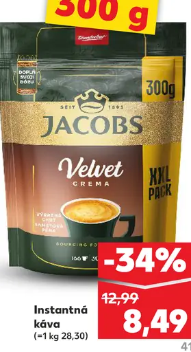 Jacobs Velvet instantná káva