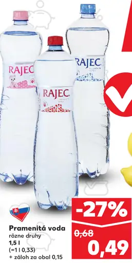 Pramenitá voda