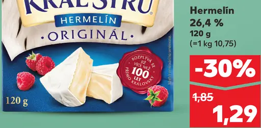 Kráľ sýru hermelín