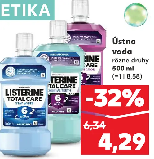 Listerine ústna voda