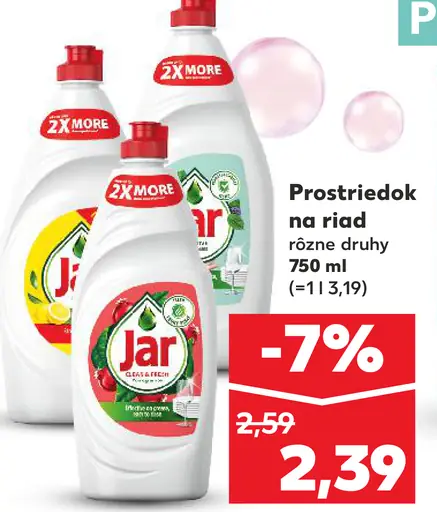 Jar prostriedok na riad