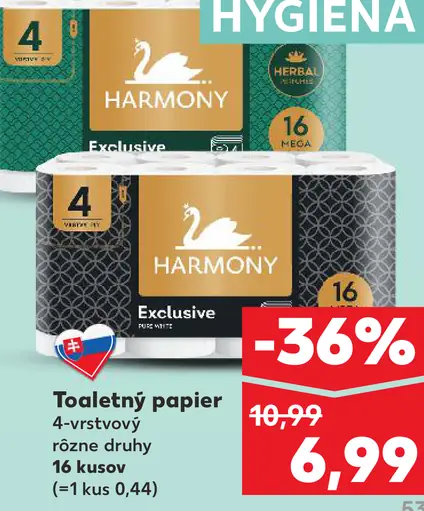 Harmony Toaletný papier