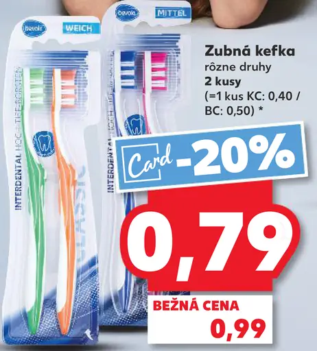 Bevola Zubná kefka
