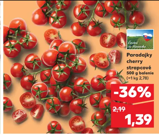 Paradajky cherry strapcové