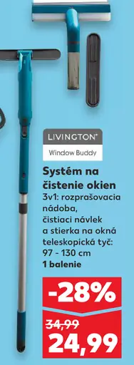 Livington Systém na čistenie okien