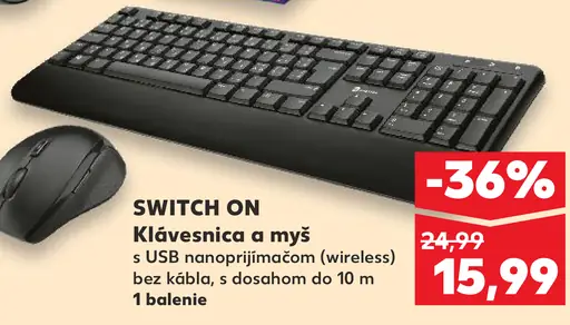 SWITCH ON Klávesnica a myš