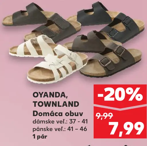 OYANDA Domáca obuv