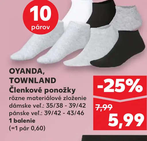 Oyanda Dámske ponožky