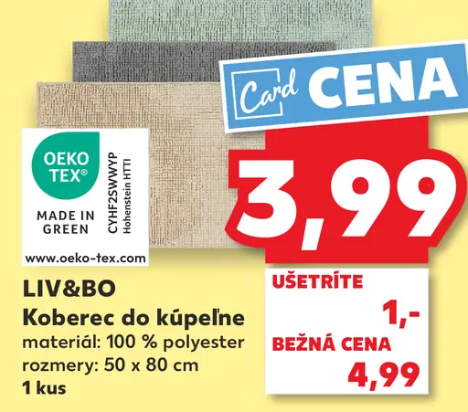 LIV&BO Koberce do kúpeľne