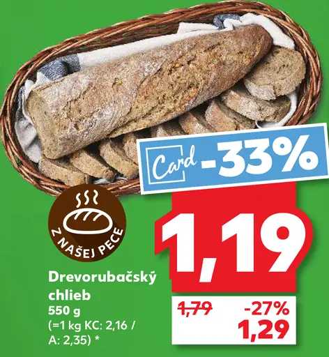 Drevobrúsený chlieb