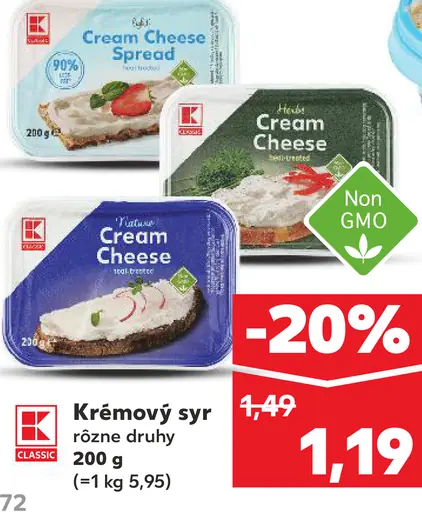 K-Classic Krémový syr